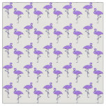 Purple Flamingos Pattern Fabric