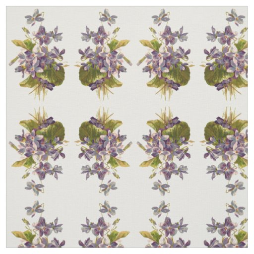 Purple Flora Fabric