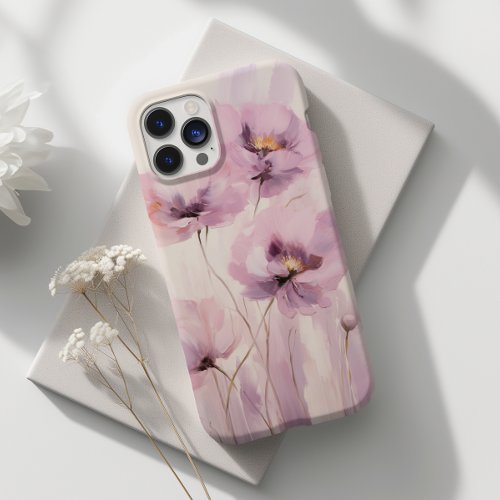 Purple Floral Blossoms Wildflower  Case_Mate iPhone 14 Pro Max Case