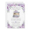 Purple Floral Books New Chapter Bridal Shower