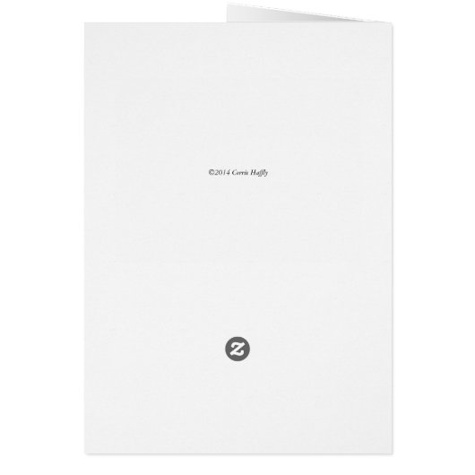 Purple Floral Card (Back)