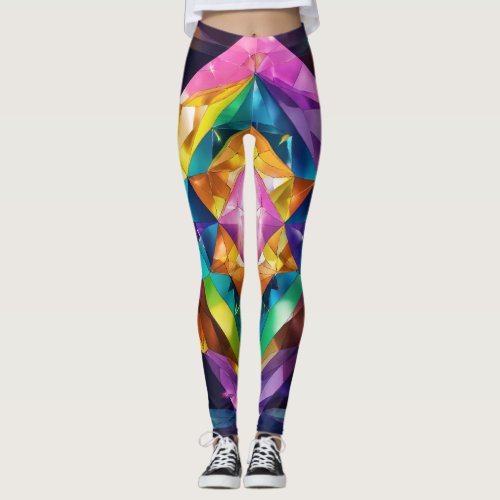 Purple Floral Cherub Art Leggings Timeless Elega Leggings