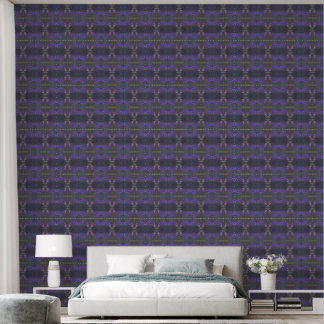 Purple Floral Garden Wallpaper