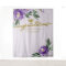 Purple Floral Graduation Party Photo Backdrop