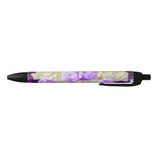 Purple Floral Ink Pen