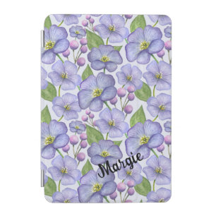 Purple Floral iPad Mini Cover