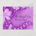 Purple Floral Jewel, Birthday Party