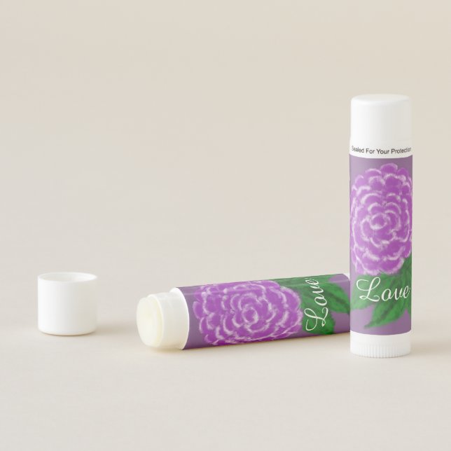 Purple Floral Lip Balm (In Situ)