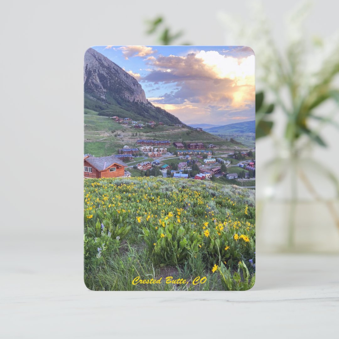 Purple Floral Mountain Memorial Prayer Card | Zazzle