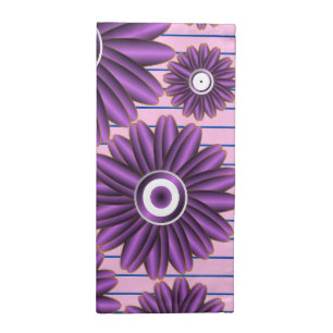 Purple Floral Pattern Modern Abstract Flower Desig Cloth Napkin