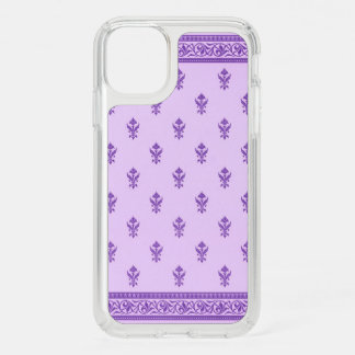 Purple Floral Pattern Speck iPhone 11 Case