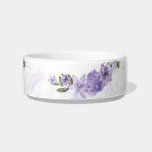 Purple Floral Pet<br><div class="desc">Pet Bowl with a beautiful purple floral design.</div>