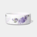 Purple Floral Pet Bowl<br><div class="desc">Pet Bowl with a beautiful purple floral design.</div>