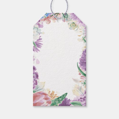 Purple Floral Spring Jewelry or Gift Cards for DIY Gift Tags