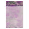 Purple Floral Stationery