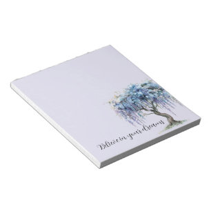Purple Floral Tree Notepad