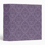 Purple floral wallpaper 2 binder