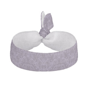 Purple floral wallpaper 2 elastic hair tie