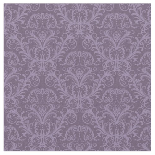 Purple floral wallpaper 2 fabric