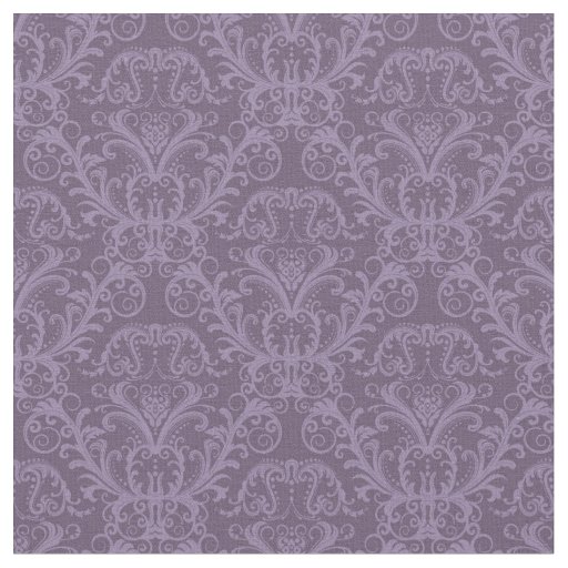Purple floral wallpaper 2 fabric