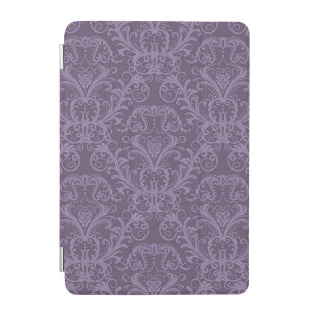 Purple floral wallpaper 2 iPad mini cover (Front)