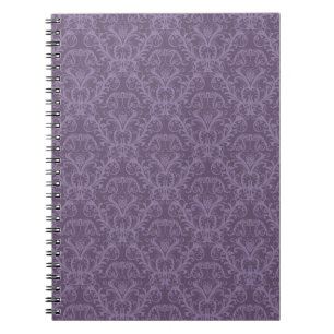 Purple floral wallpaper 2 notebook