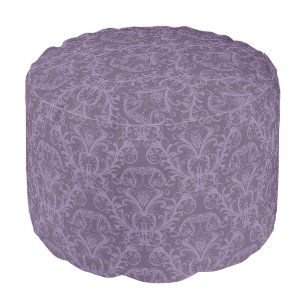 Purple floral wallpaper 2 pouf