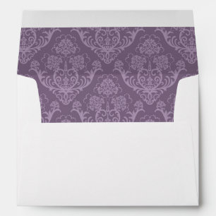 Purple floral wallpaper envelope