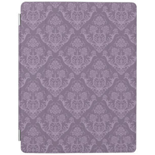 Purple floral wallpaper iPad smart cover