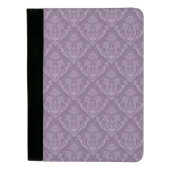 Purple floral wallpaper padfolio (Front)