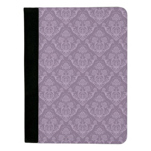 Purple floral wallpaper padfolio