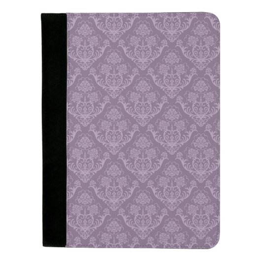 Purple floral wallpaper padfolio (Front)