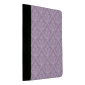 Purple floral wallpaper padfolio (Angled)