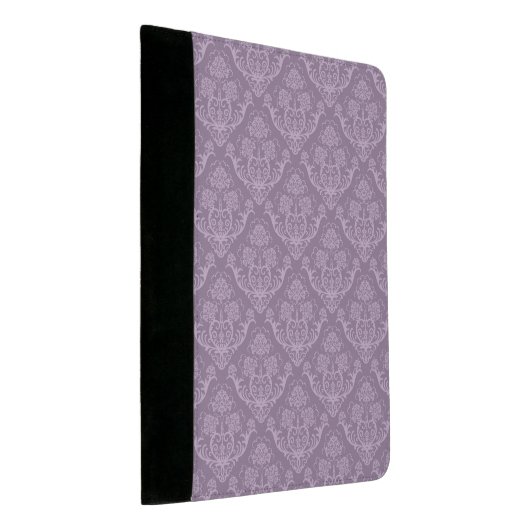 Purple floral wallpaper padfolio (Angled)