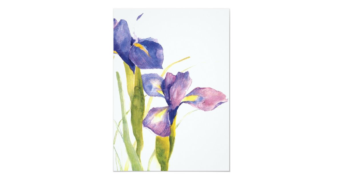 purple floral wedding invitations | Zazzle