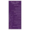 Purple Floral Wedding Program