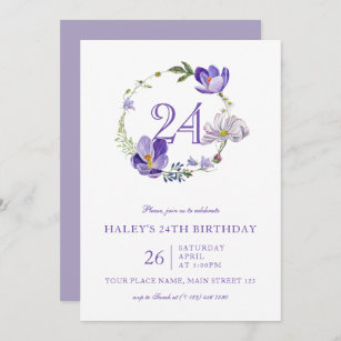 Egiftmaart Personalised Birthday Invitation Cards Pack Of 24 Cards