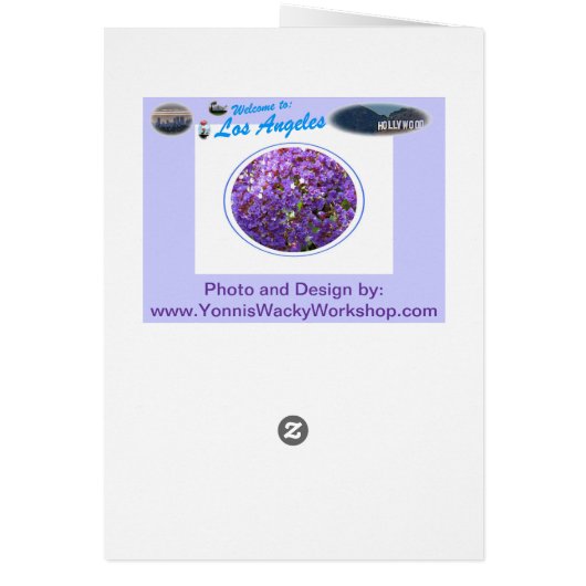 Purple Flower #12 (Back)