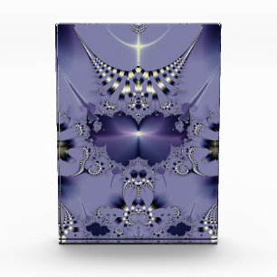 Purple Flower Acrylic Award