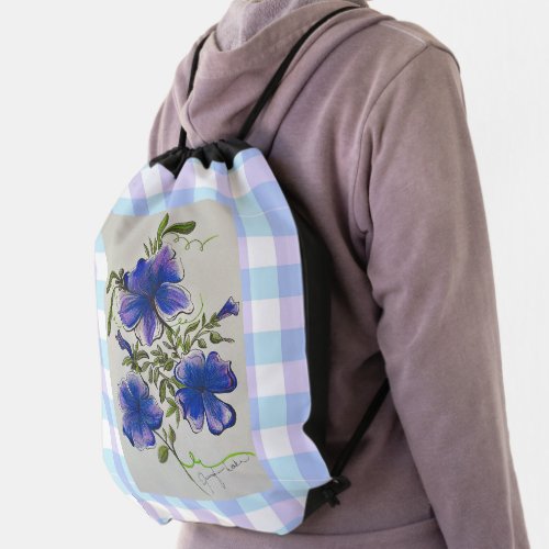 Purple Flower Backpack