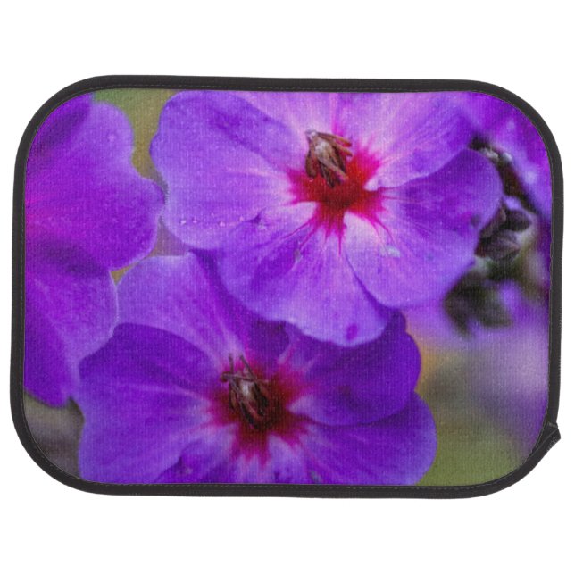 Purple flower car floor mat (Rear)