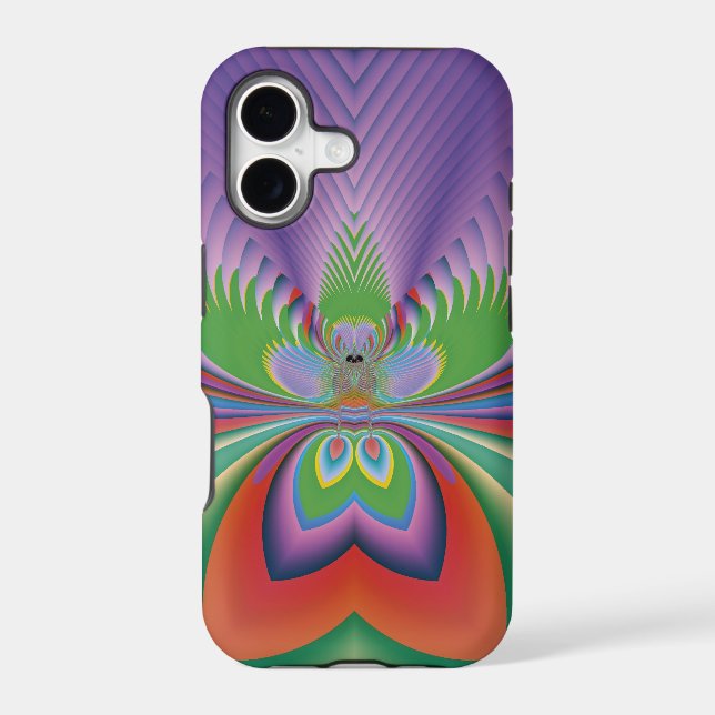 Purple Flower Case-Mate iPhone Case (Back)