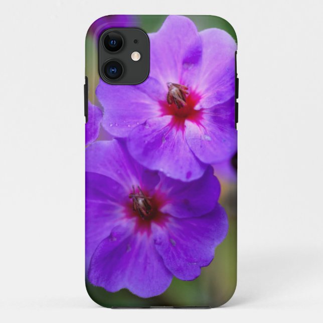 Purple flower Case-Mate iPhone case (Back)