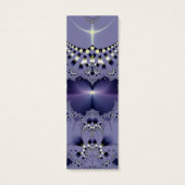 Purple Flower Custom Bookmark (Back)