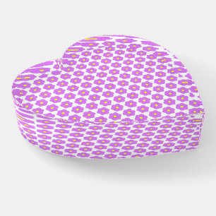 Purple Flower Design Paperweight