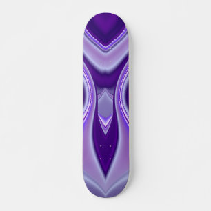 Purple Flower Dream , Abstract Fantasy Rainbow-Art Skateboard Deck