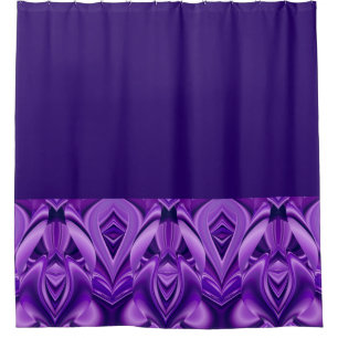 Purple Flower Dreams Shower Curtain