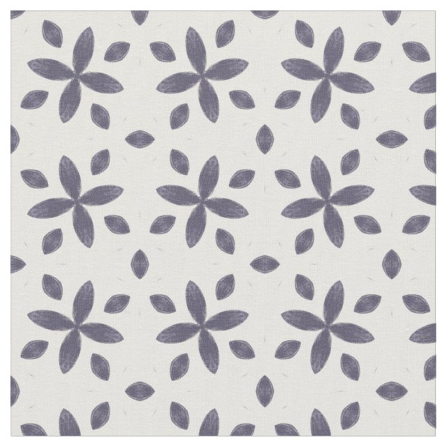 Purple flower fabric (Close Up)