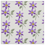 Purple Flower Fabric &amp; Crafting