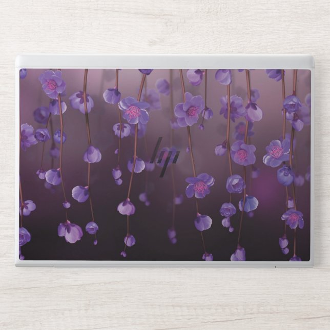 Purple flower HP EliteBook 840 G5/G6, 745 G5/G6 HP Laptop Skin (Front)